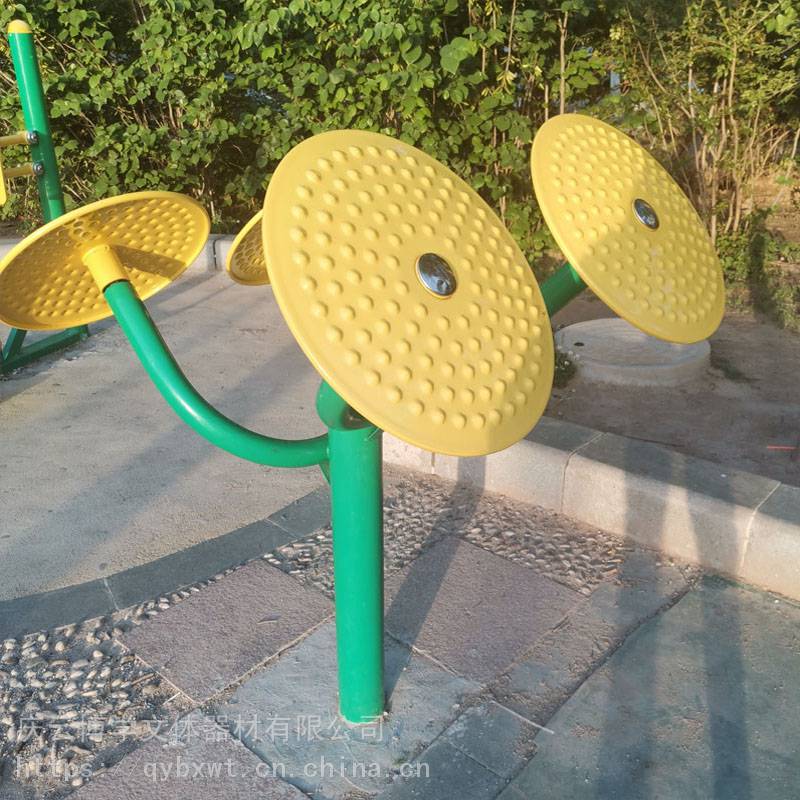 室外健身路径 双人漫步机 太极揉推器 三位扭腰器 腹肌板(图1)