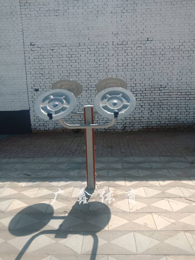 塑木健身路径 小区健身器材 公园运动锻炼设备 漫步机 腰背按摩训练器 休闲区健身路径(图6)